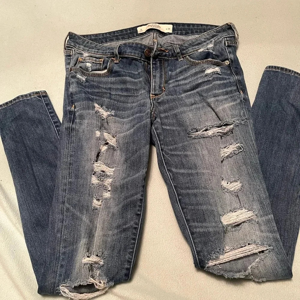 Abercrombie destroyed jeans